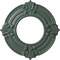 Ekena Millwork Benson Ceiling Medallion (Fits Canopies up to 4 1/8"), 9"OD x 4 1/8"ID x 5/8"P, Cloud Burst CM09BNCBF - alternate 1